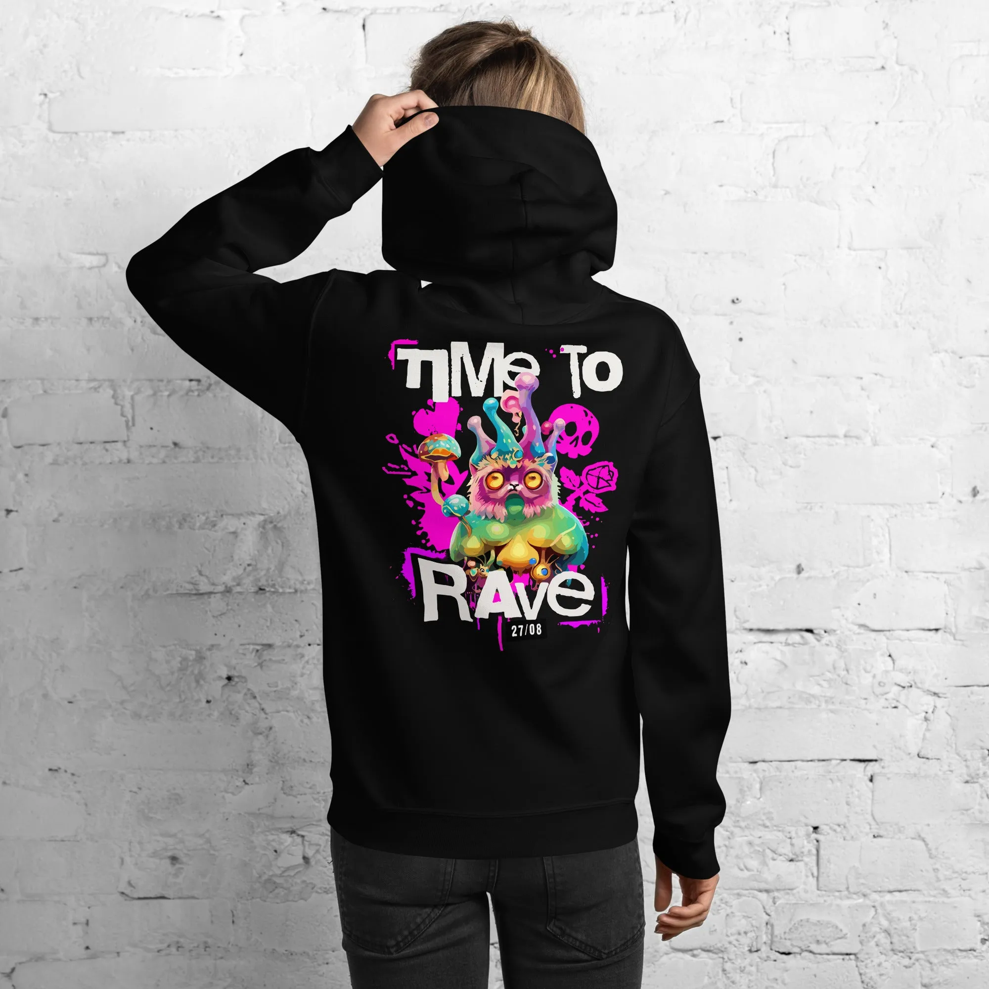 Rave Hoodie | Time to Rave | Techno Festival Outfit