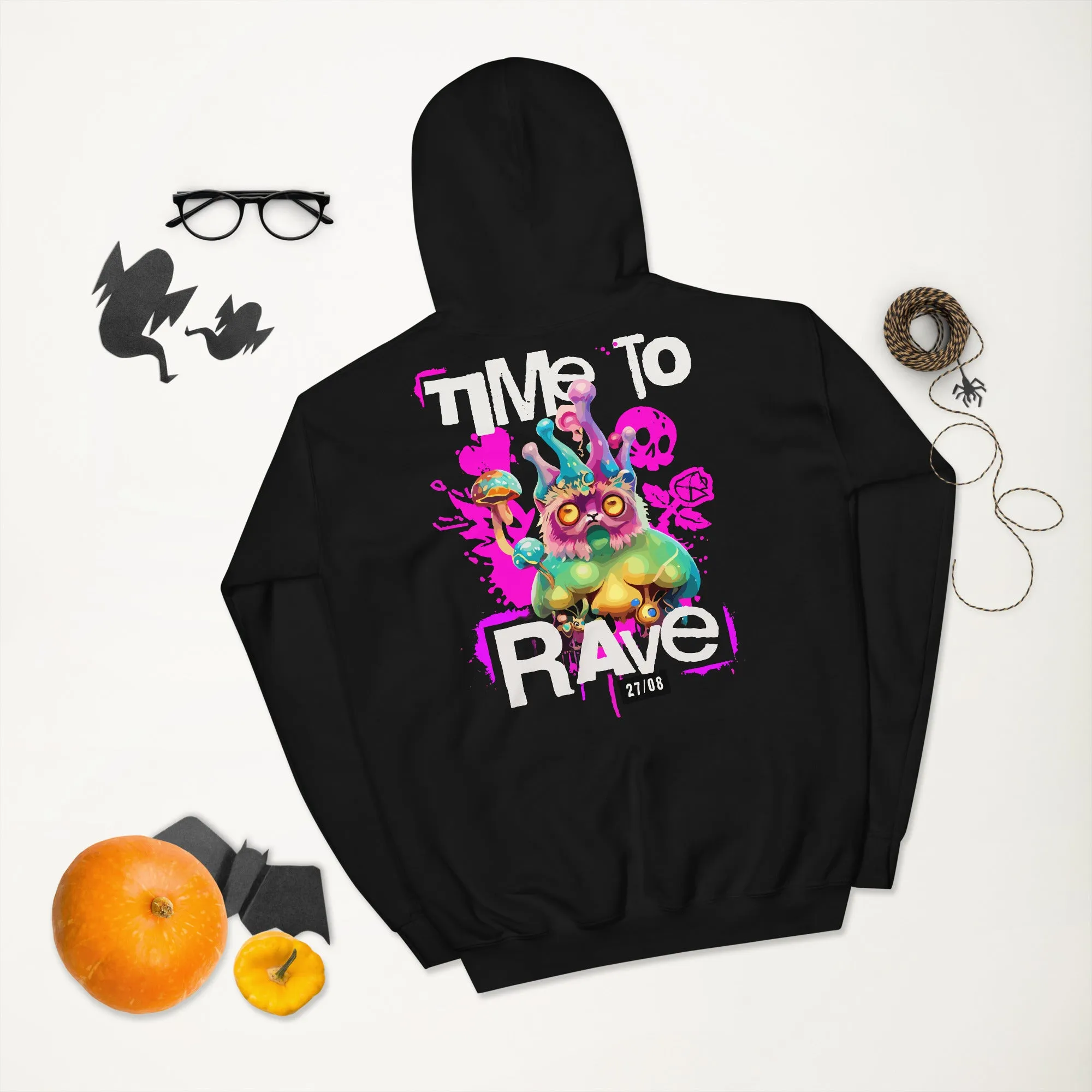 Rave Hoodie | Time to Rave | Techno Festival Outfit