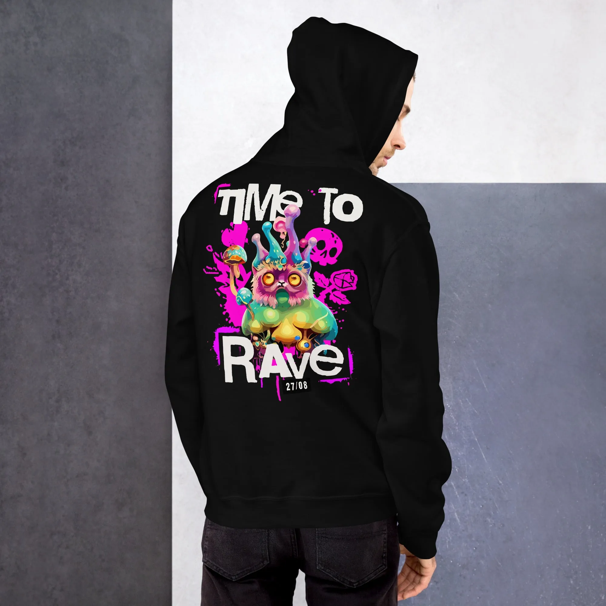 Rave Hoodie | Time to Rave | Techno Festival Outfit