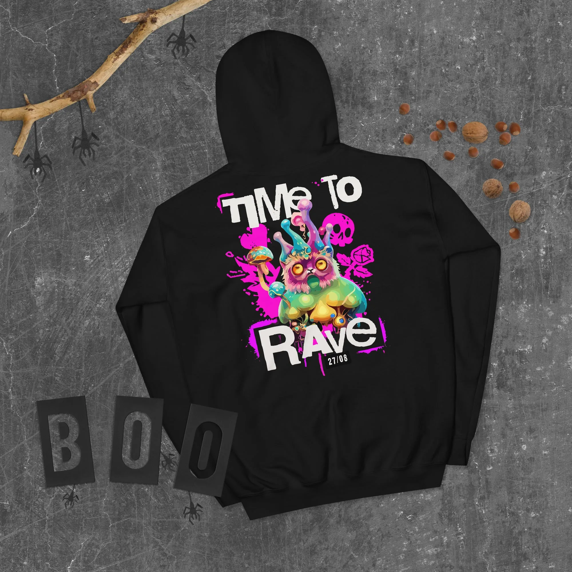 Rave Hoodie | Time to Rave | Techno Festival Outfit