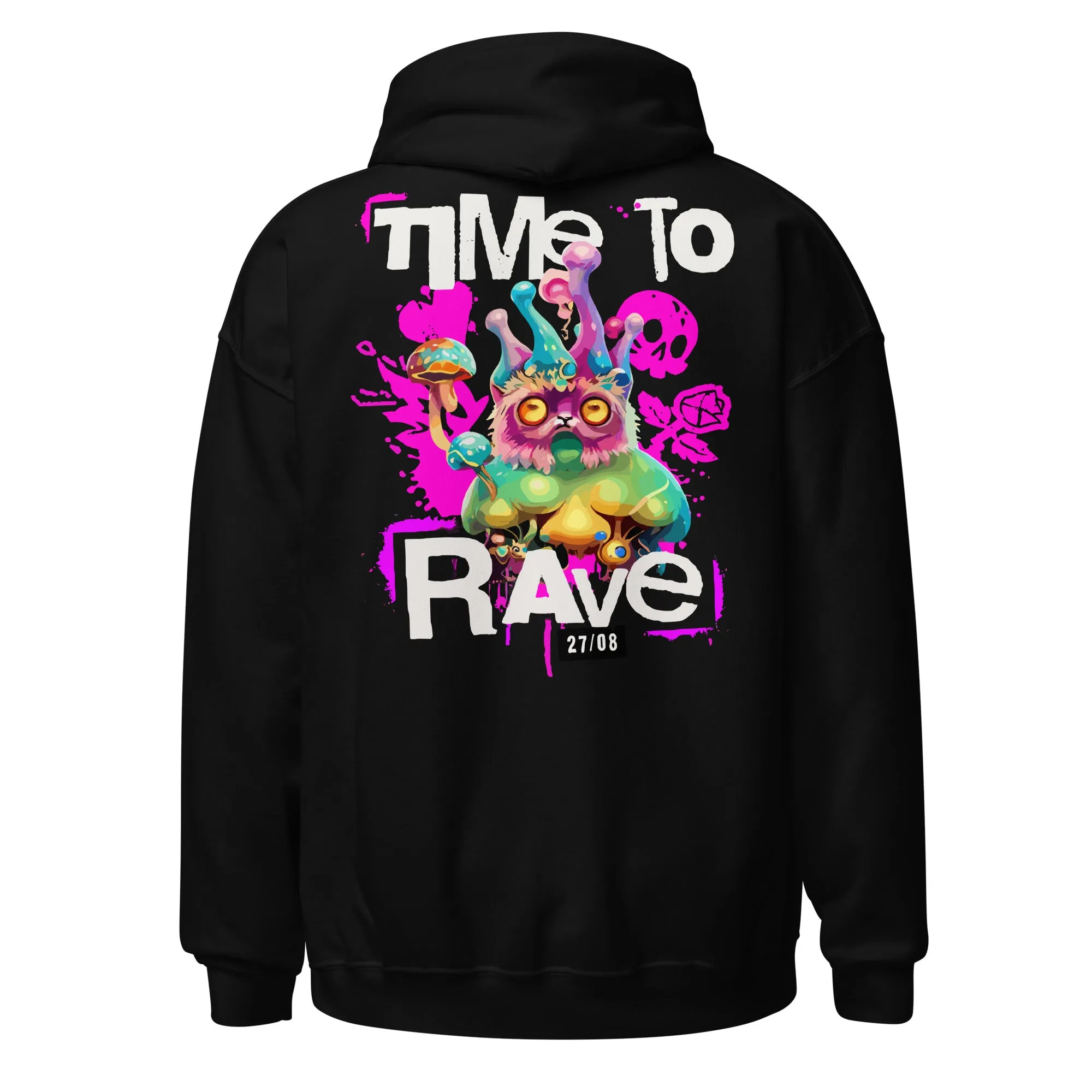 Rave Hoodie | Time to Rave | Techno Festival Outfit