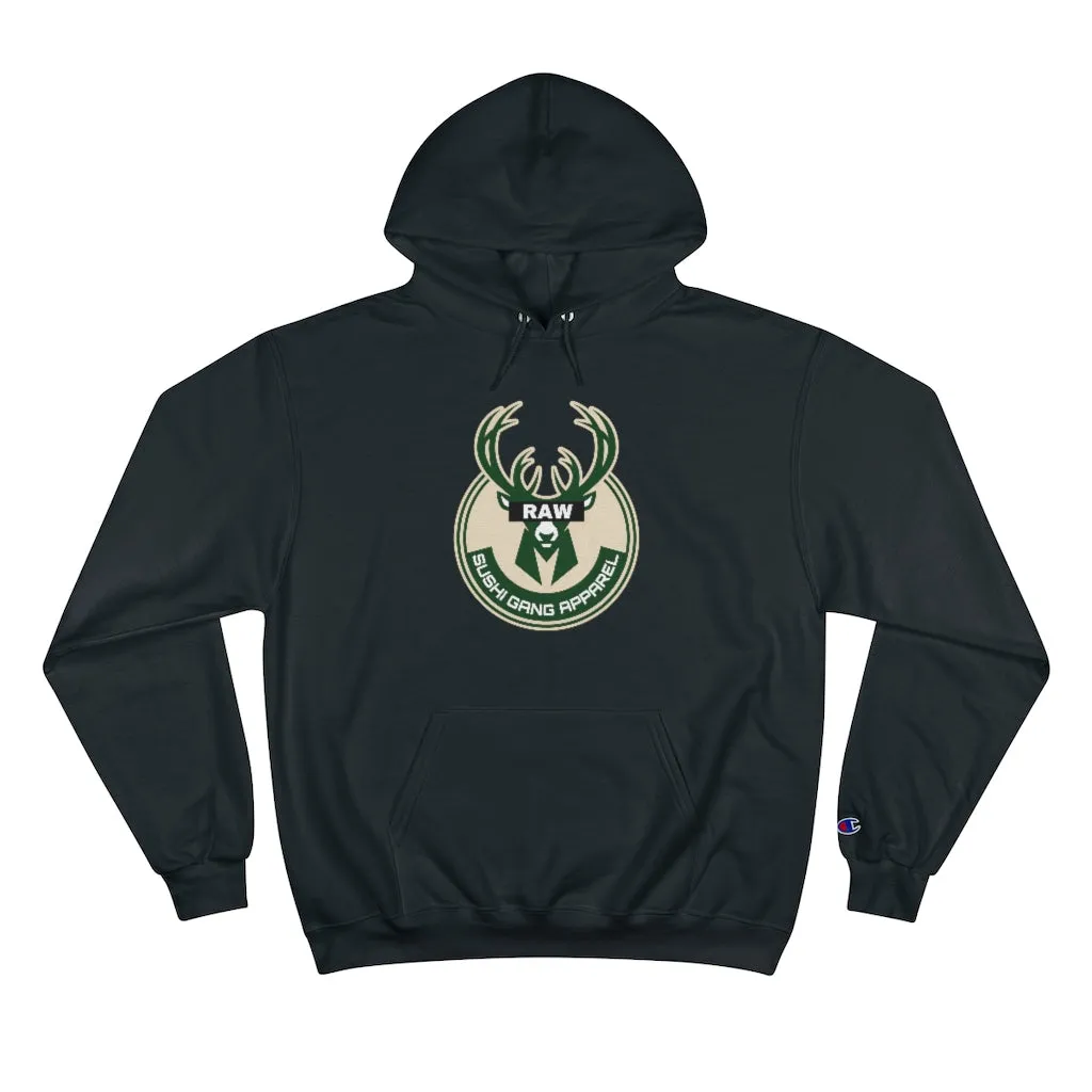 Raw Sushi x Champion "BUCKS STAMP" (NBA EDITION)