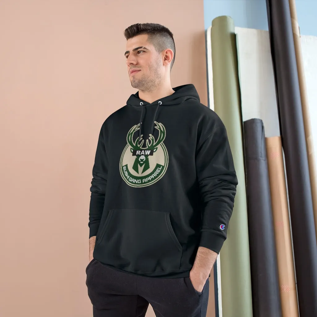 Raw Sushi x Champion "BUCKS STAMP" (NBA EDITION)