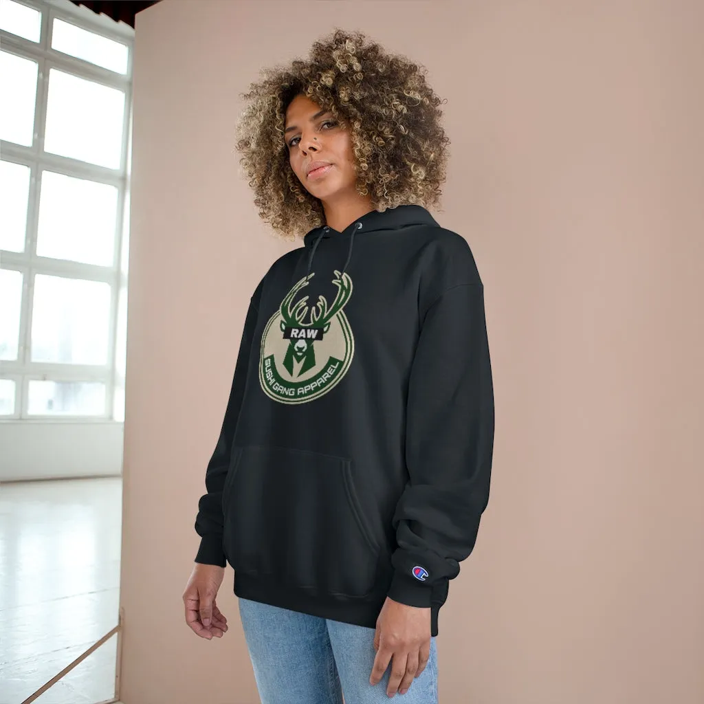Raw Sushi x Champion "BUCKS STAMP" (NBA EDITION)