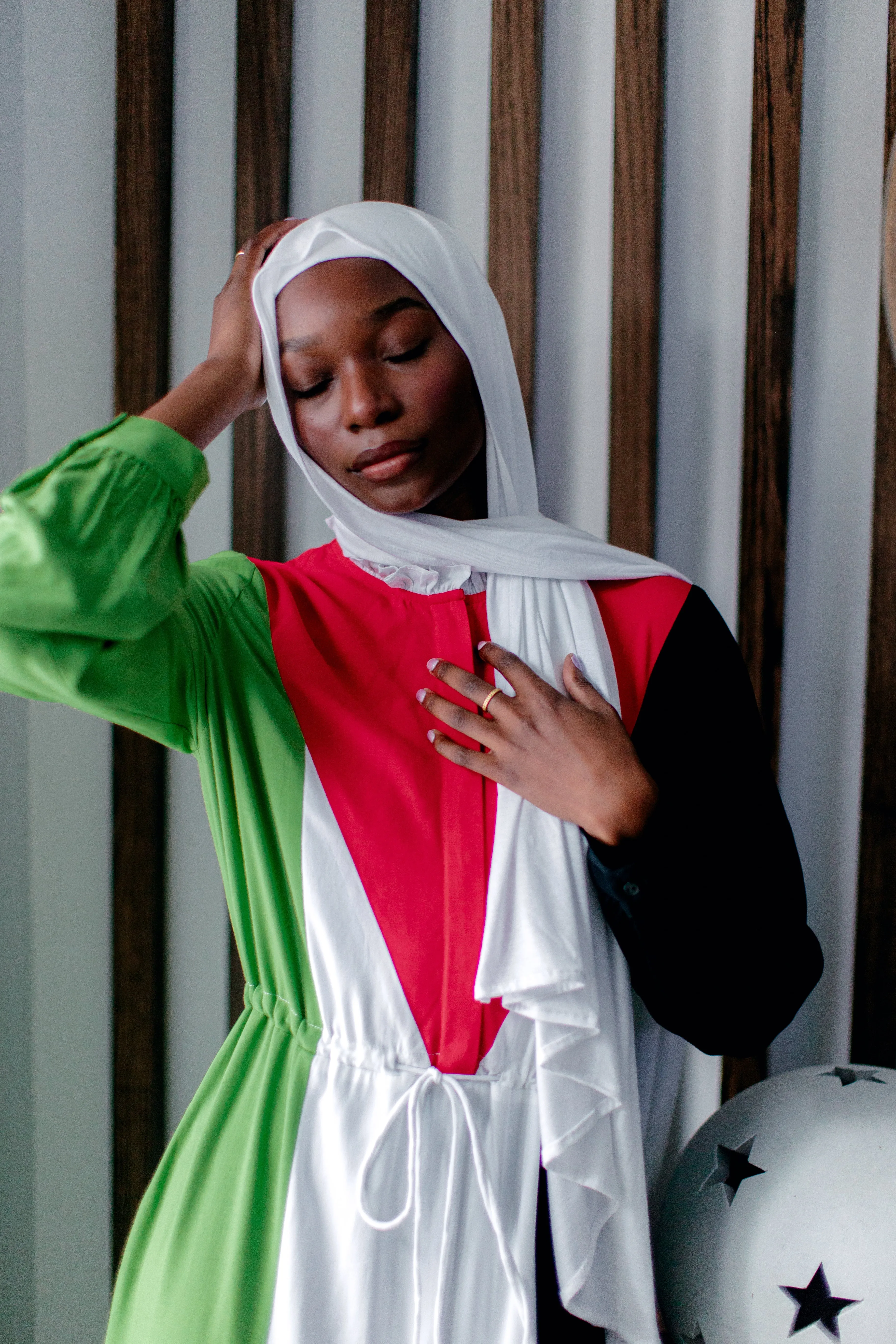 Rayon Maxi Dress - Free Palestine Inspired - Portion of Profits Donated to Gaza Humanitarian Aid