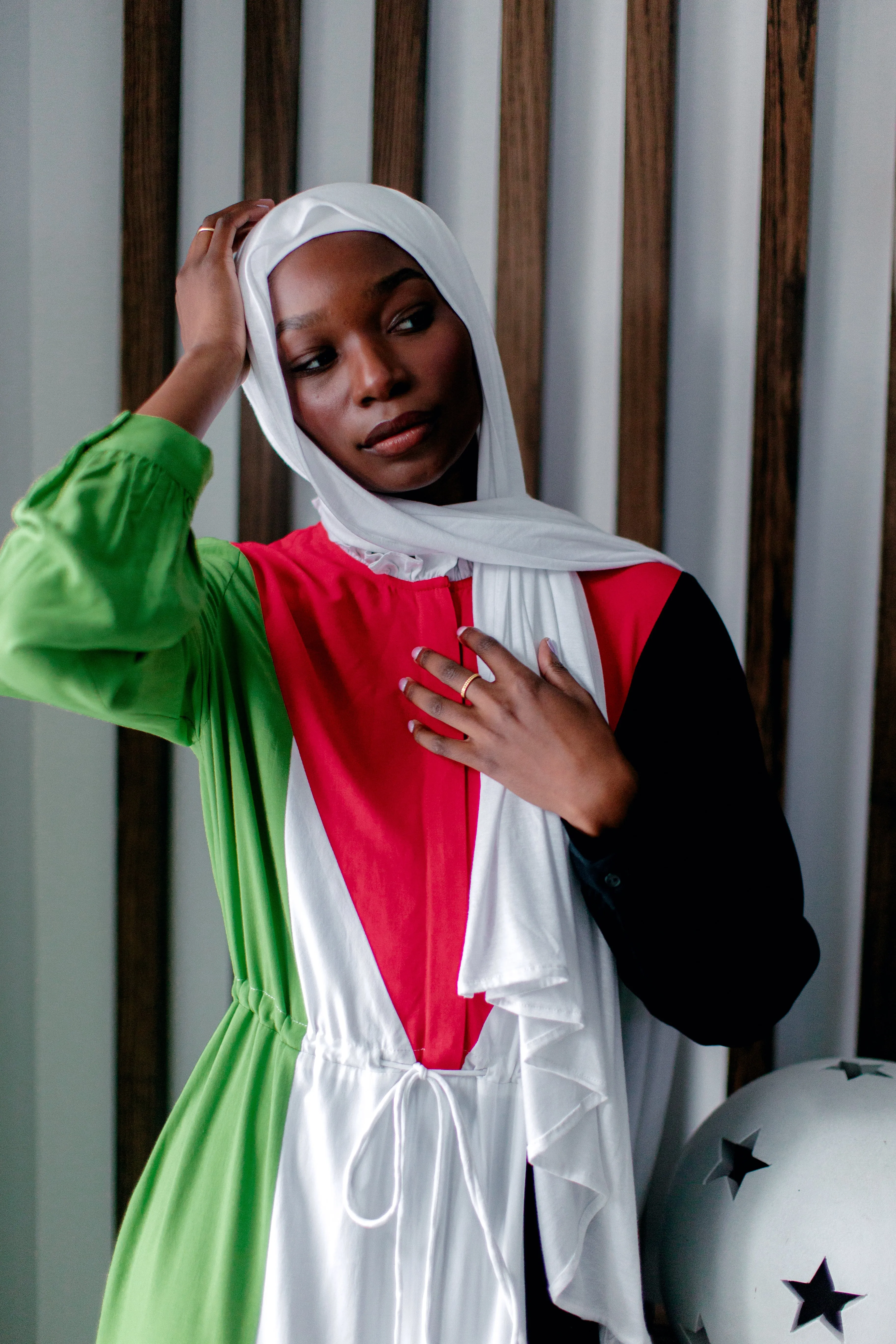 Rayon Maxi Dress - Free Palestine Inspired - Portion of Profits Donated to Gaza Humanitarian Aid