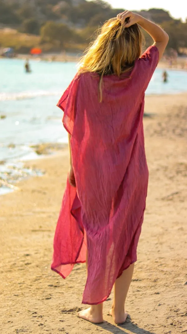 Red Beach Dress