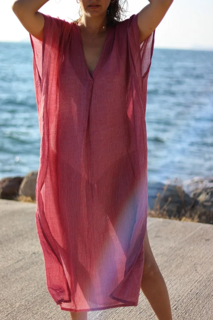 Red Beach Dress