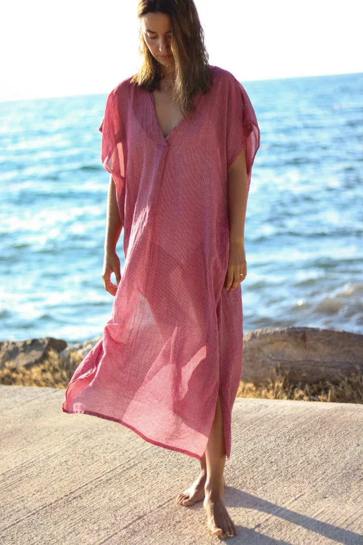 Red Beach Dress