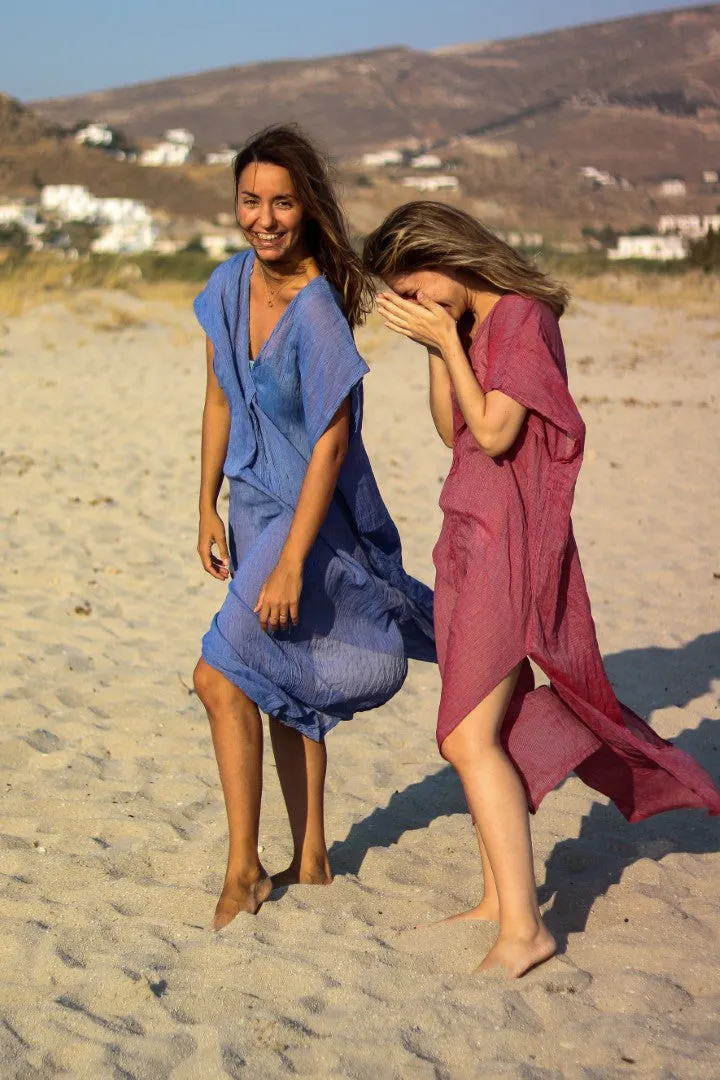 Red Beach Dress