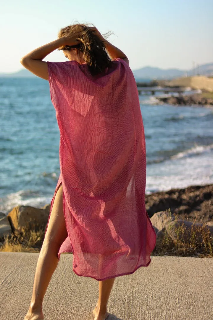 Red Beach Dress