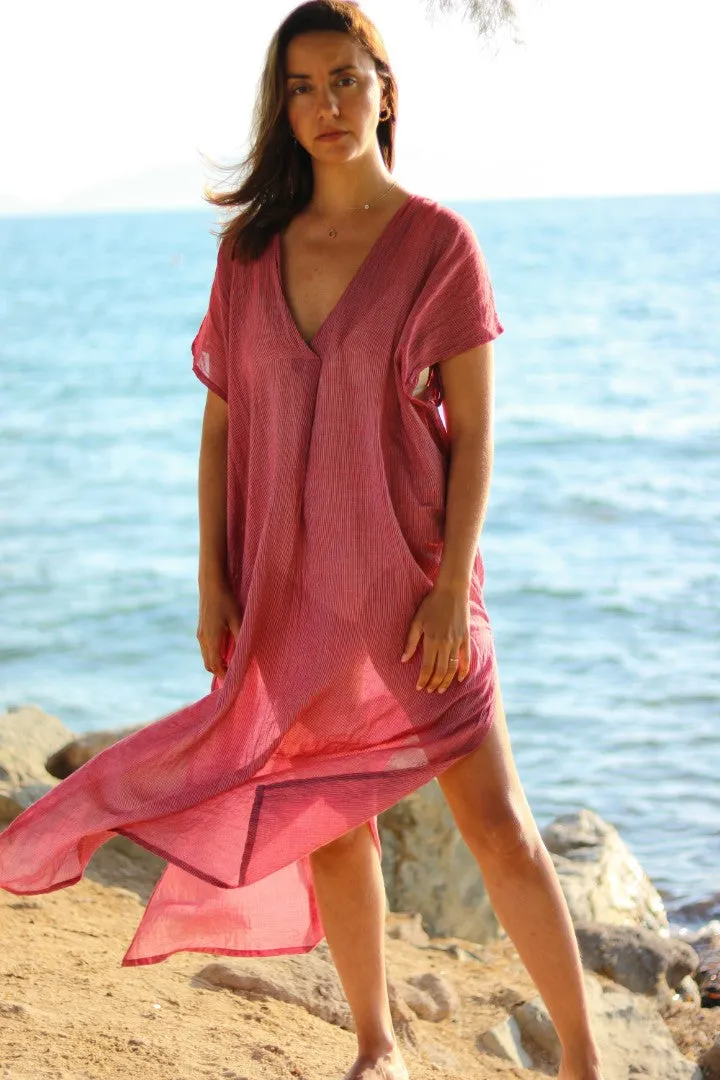 Red Beach Dress