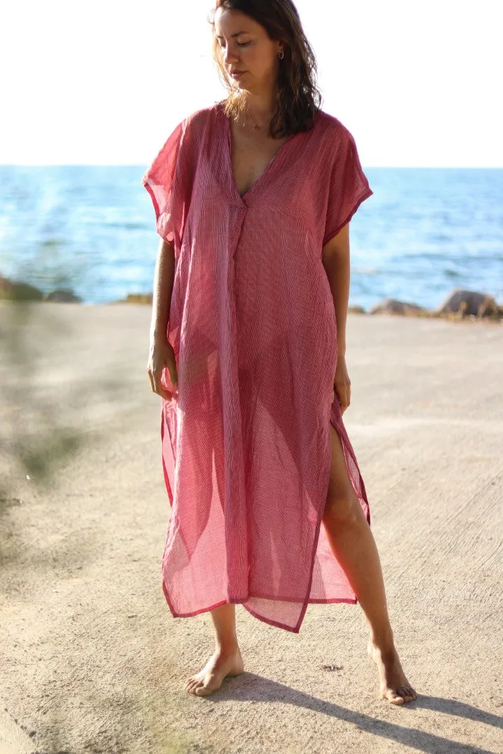 Red Beach Dress