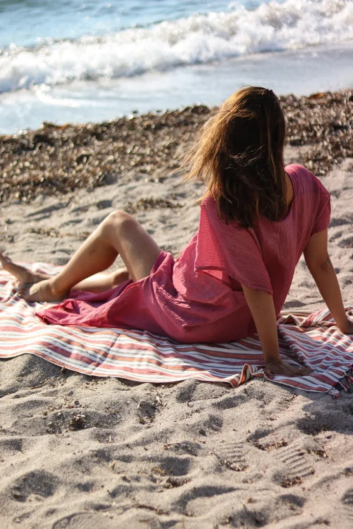 Red Beach Dress