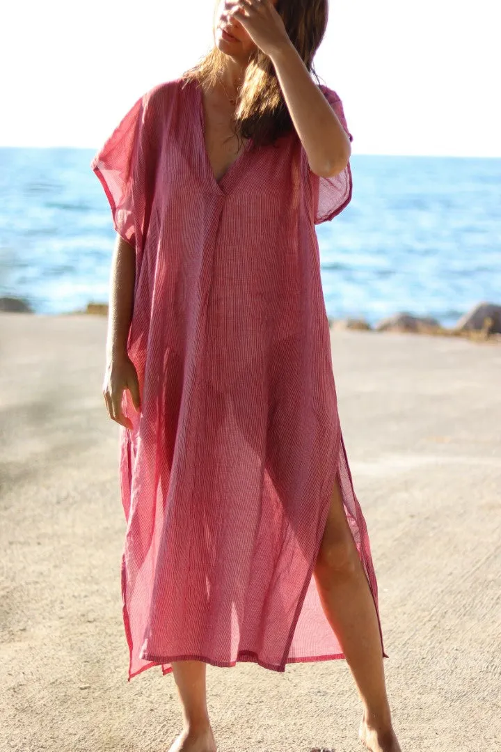 Red Beach Dress