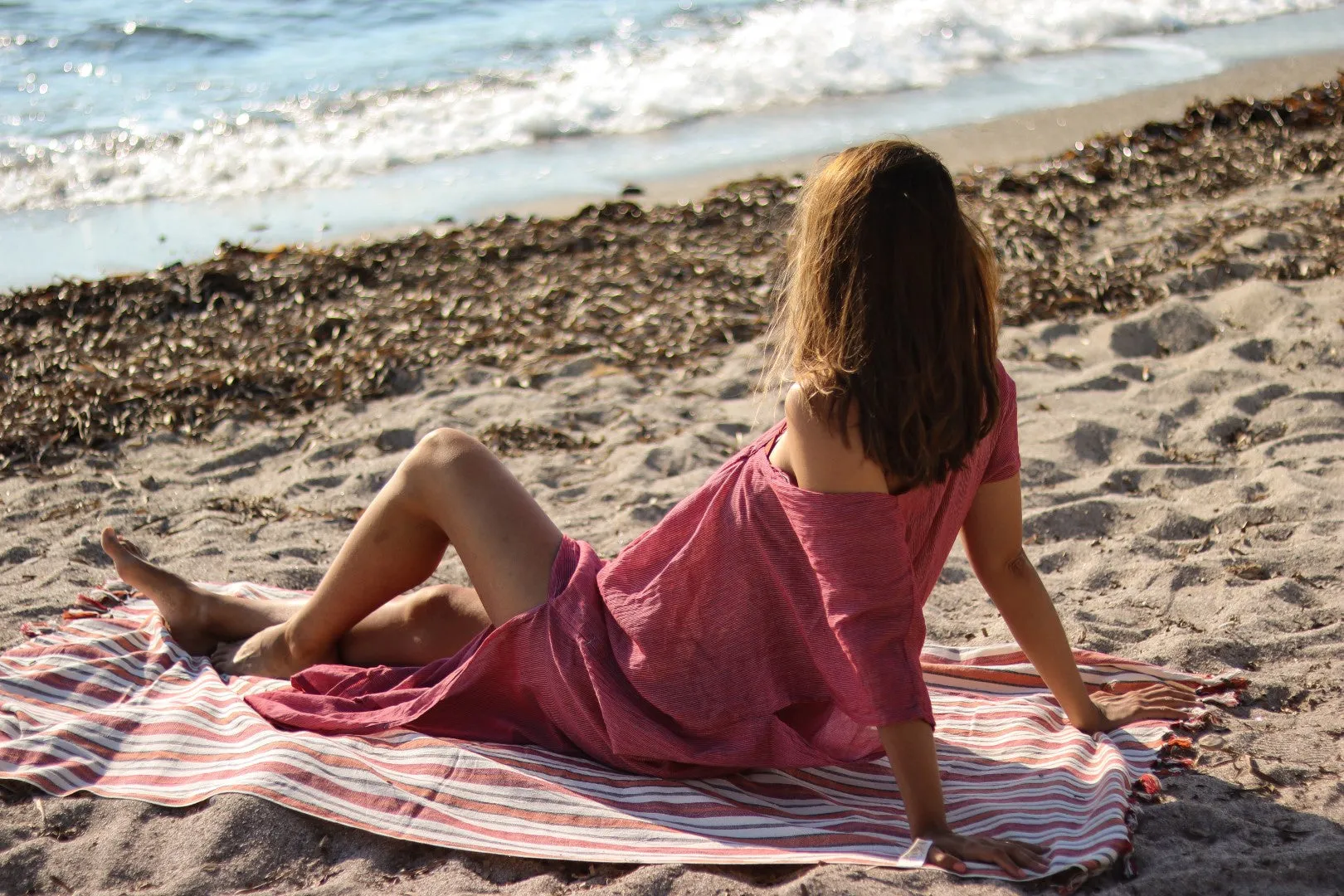 Red Beach Dress