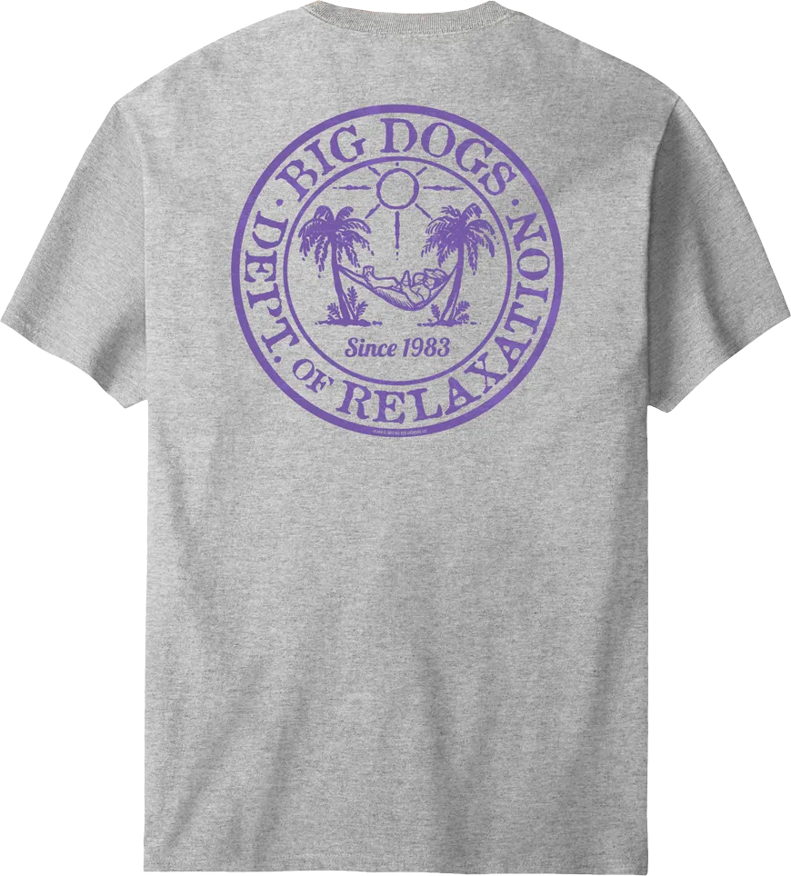 Relaxation Badge Purple T-shirt