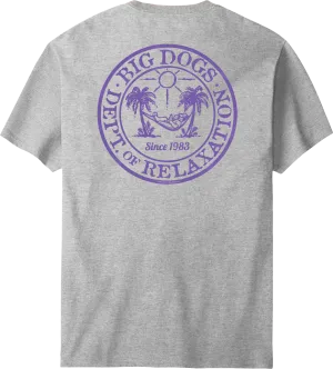 Relaxation Badge Purple T-shirt