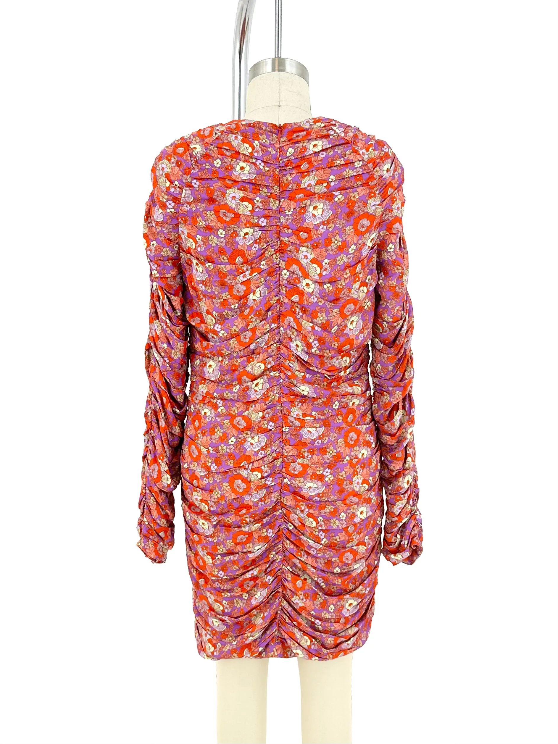 Róhe Sadie Ruched Mini Dress