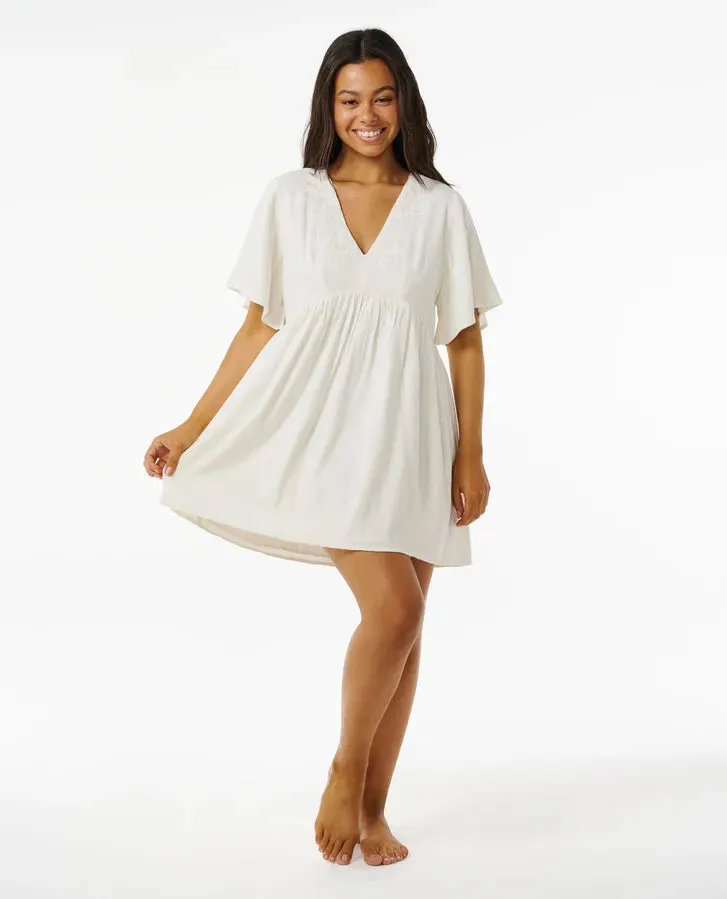 Rip Curl Tiki Embroidered Dress