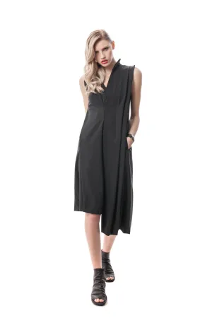Rivoli Asymmetrical Romper Dress