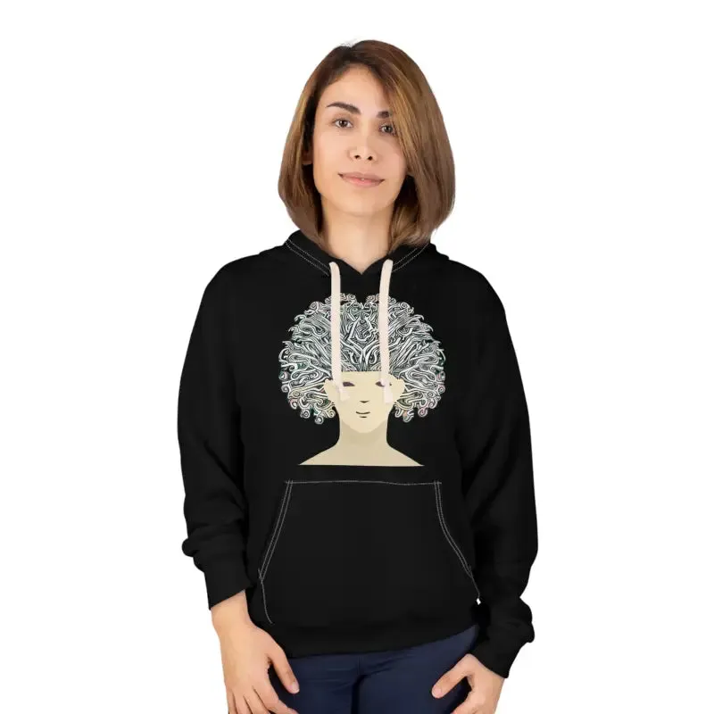 Rockin Crazy Hair Pullover Hoodie for Bold Vibes