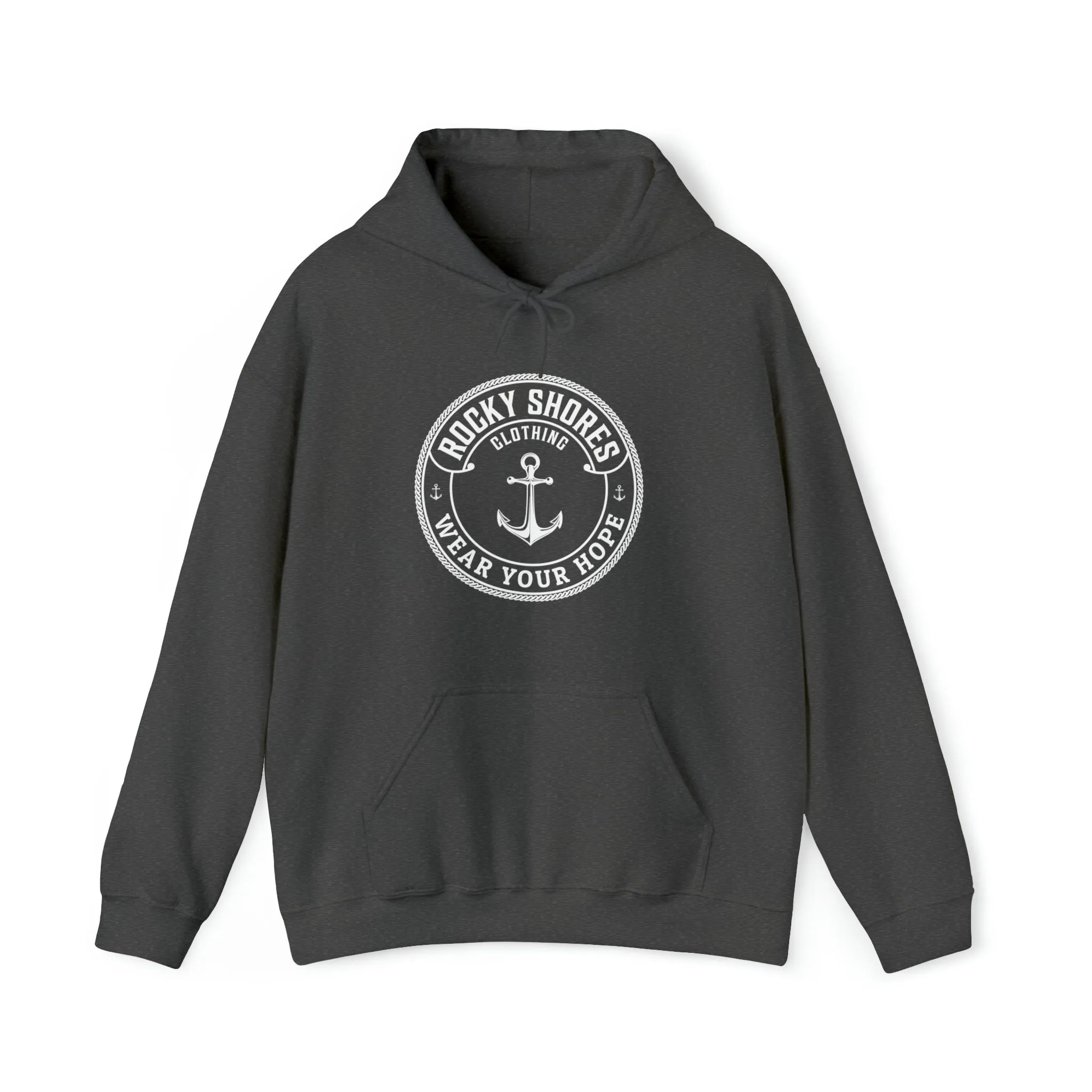 Rocky Shores Anchored in Hope Unisex Hoodie