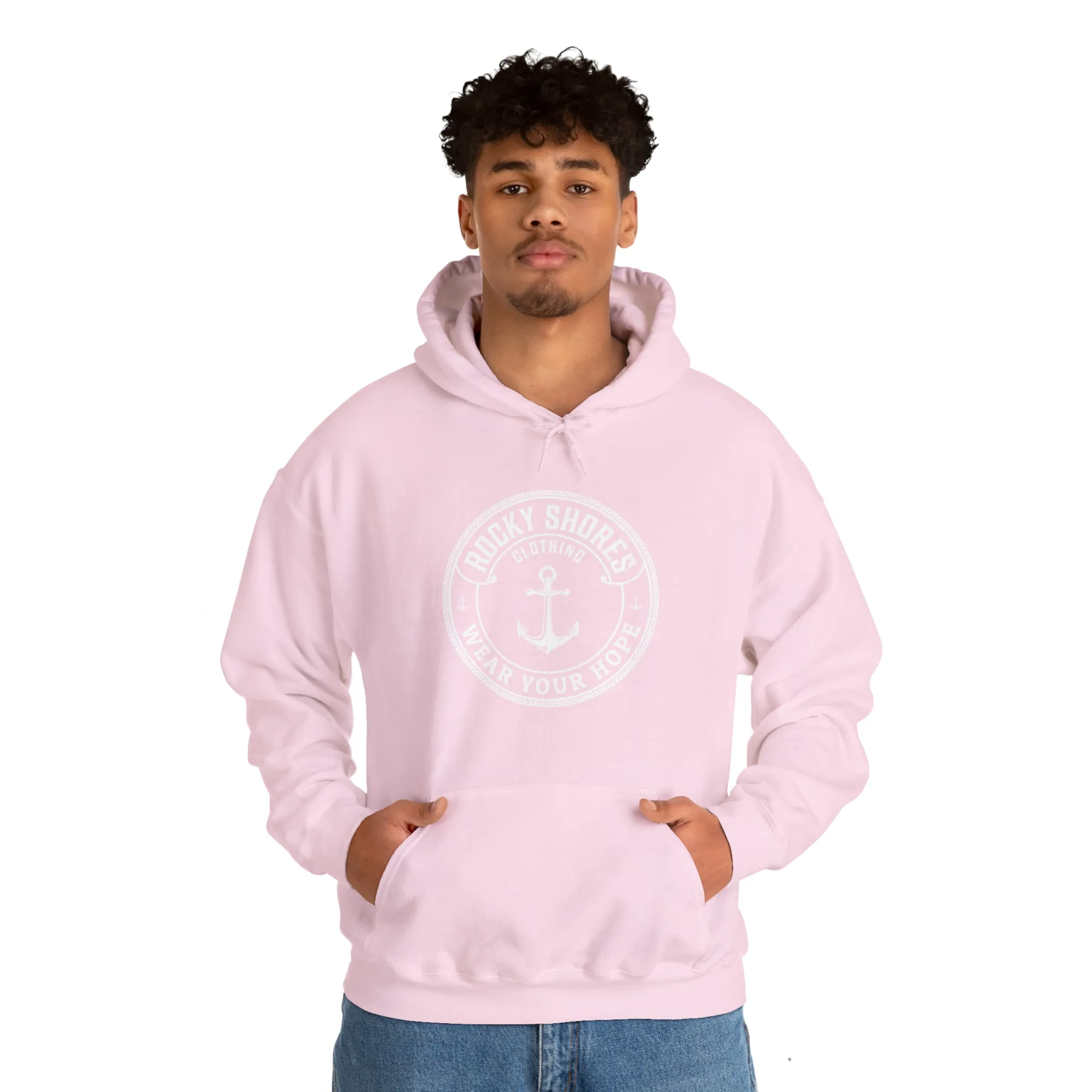 Rocky Shores Anchored in Hope Unisex Hoodie