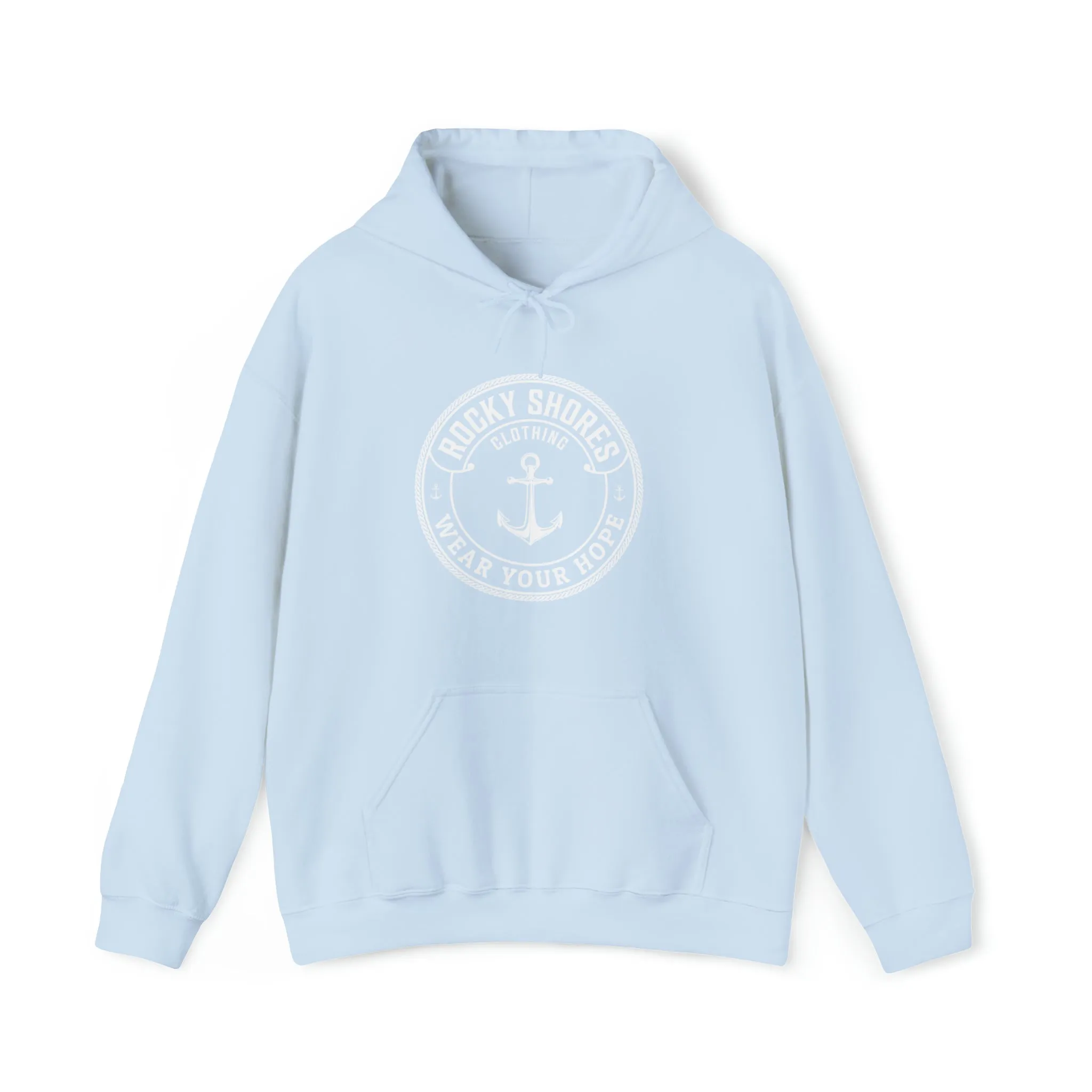 Rocky Shores Anchored in Hope Unisex Hoodie