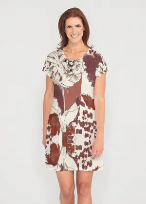 Rusty Rose (8062) ~ Lucy Tee Dress