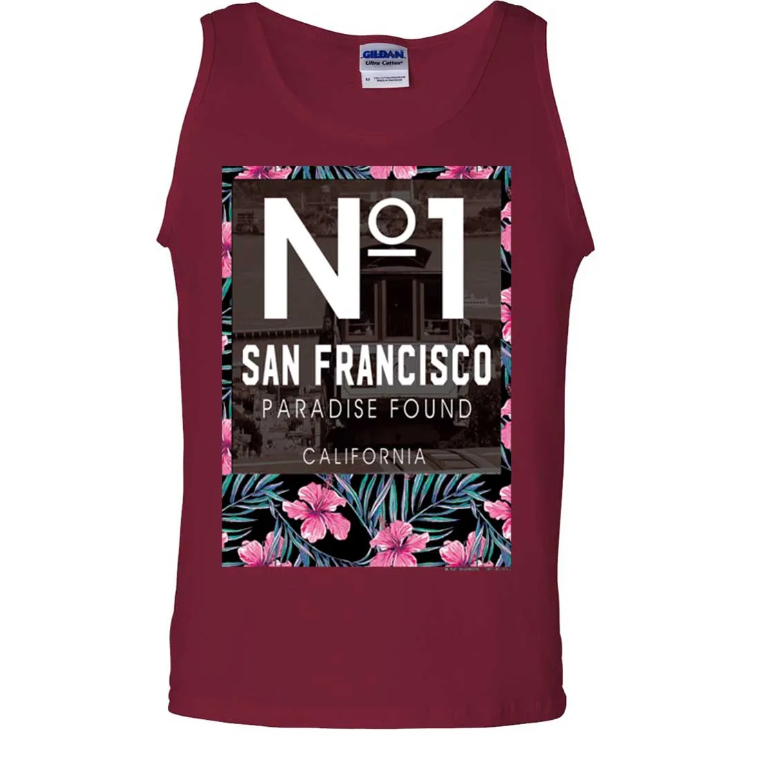 San Francisco No. 1 Paradise Found California Asst Colors Tank Top