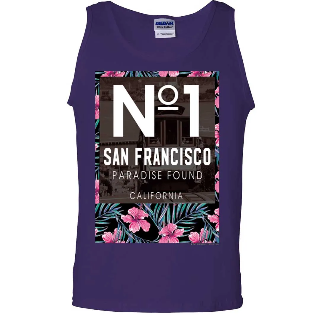San Francisco No. 1 Paradise Found California Asst Colors Tank Top