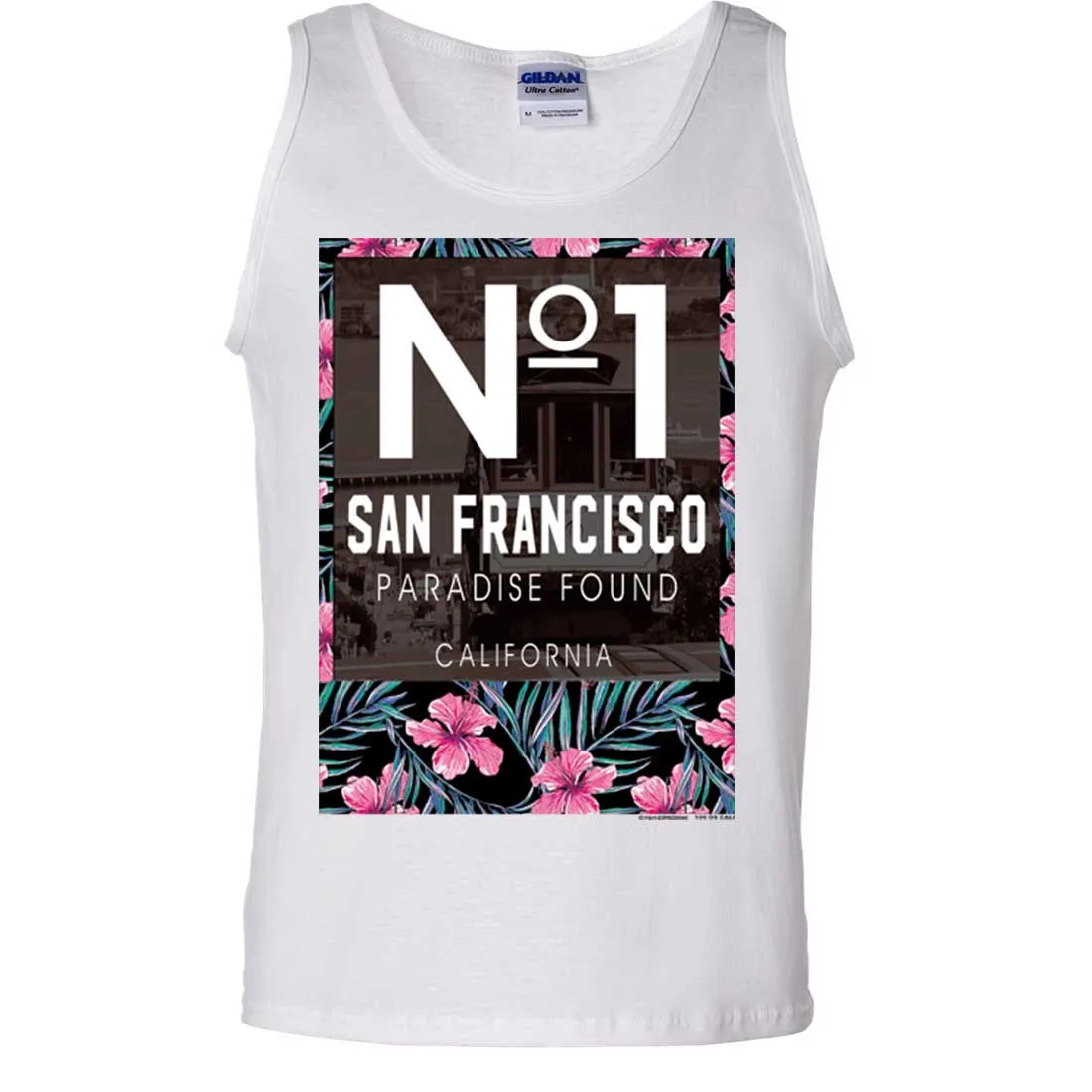 San Francisco No. 1 Paradise Found California Asst Colors Tank Top