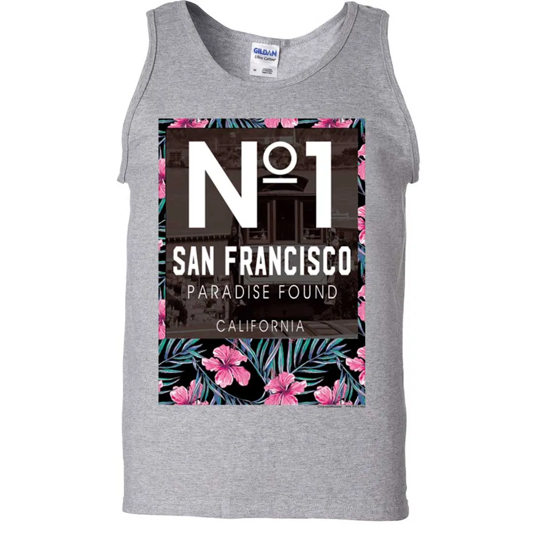 San Francisco No. 1 Paradise Found California Asst Colors Tank Top