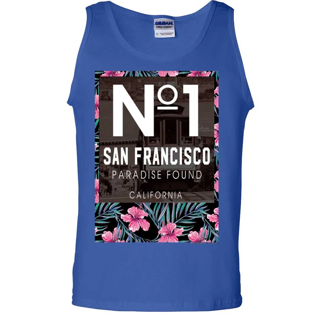 San Francisco No. 1 Paradise Found California Asst Colors Tank Top