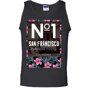 San Francisco No. 1 Paradise Found California Asst Colors Tank Top