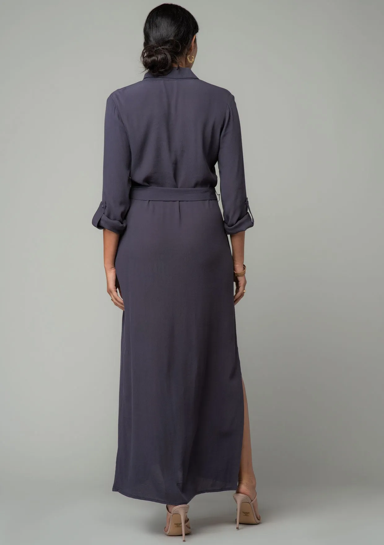 Sandrine Maxi Shirt Dress