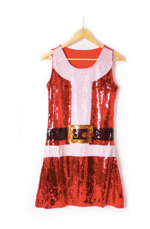 Santa Sequin Dress