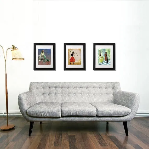 Sassy Cats 8X10 Art Print