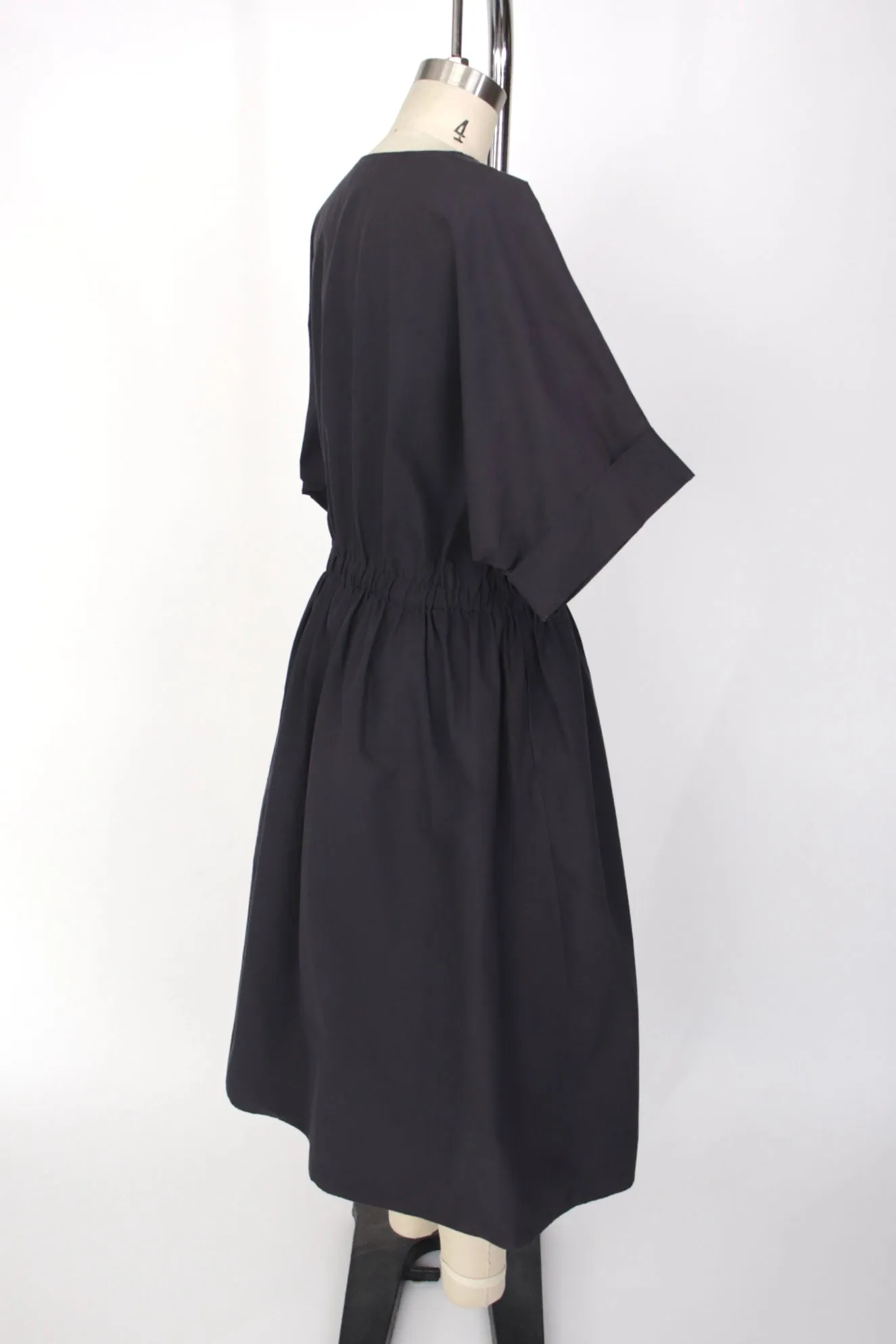 Sea Poplin Cotton Midi Dress