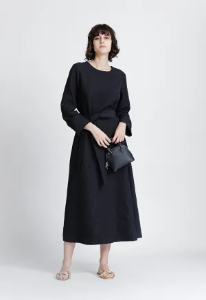 Self Paisley Jacquard Maxi Dress