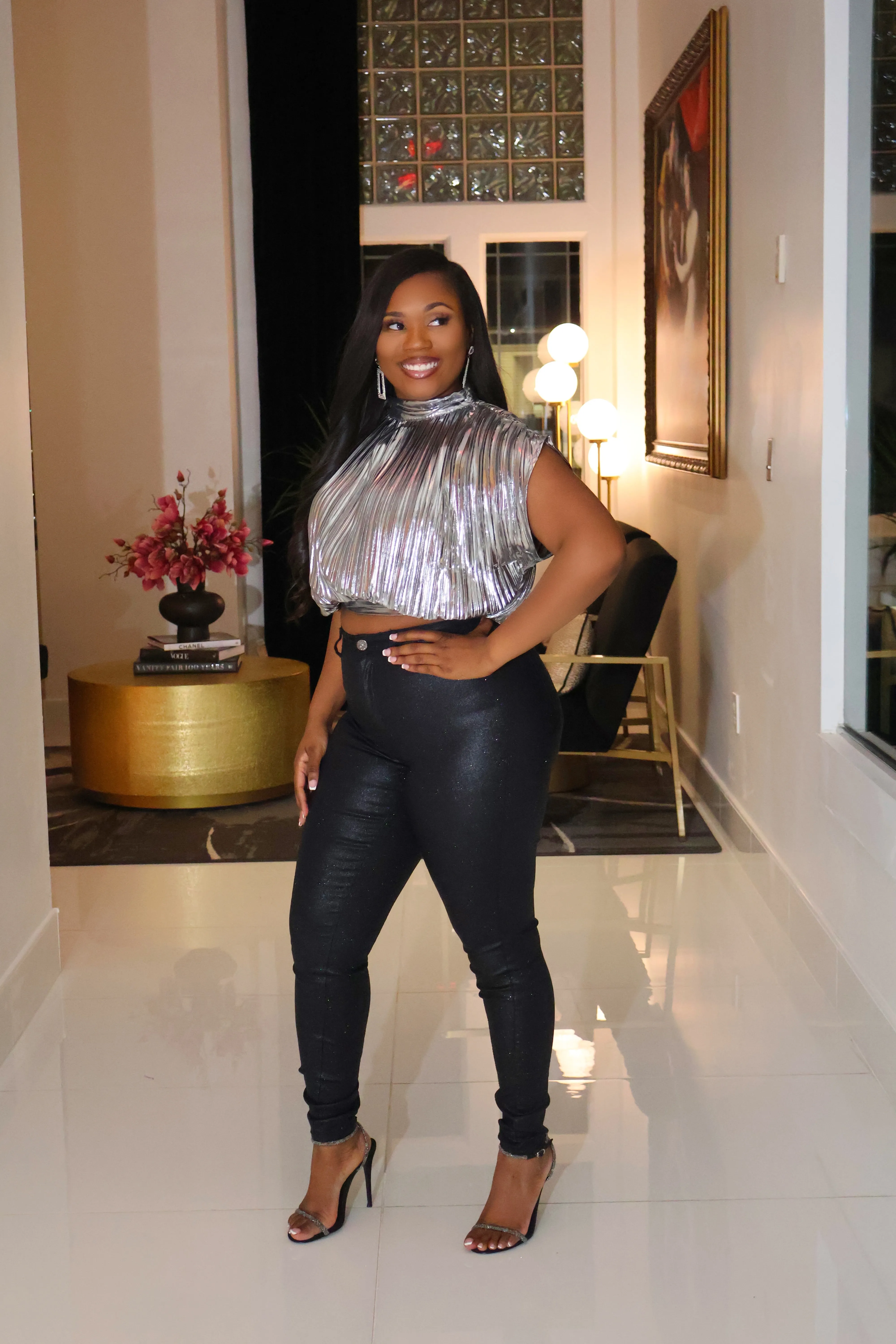 SILVER RADIANCE TOP