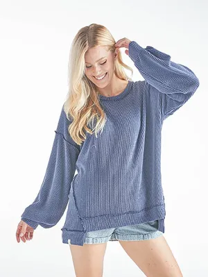 Simply Southern High-low Top Navy