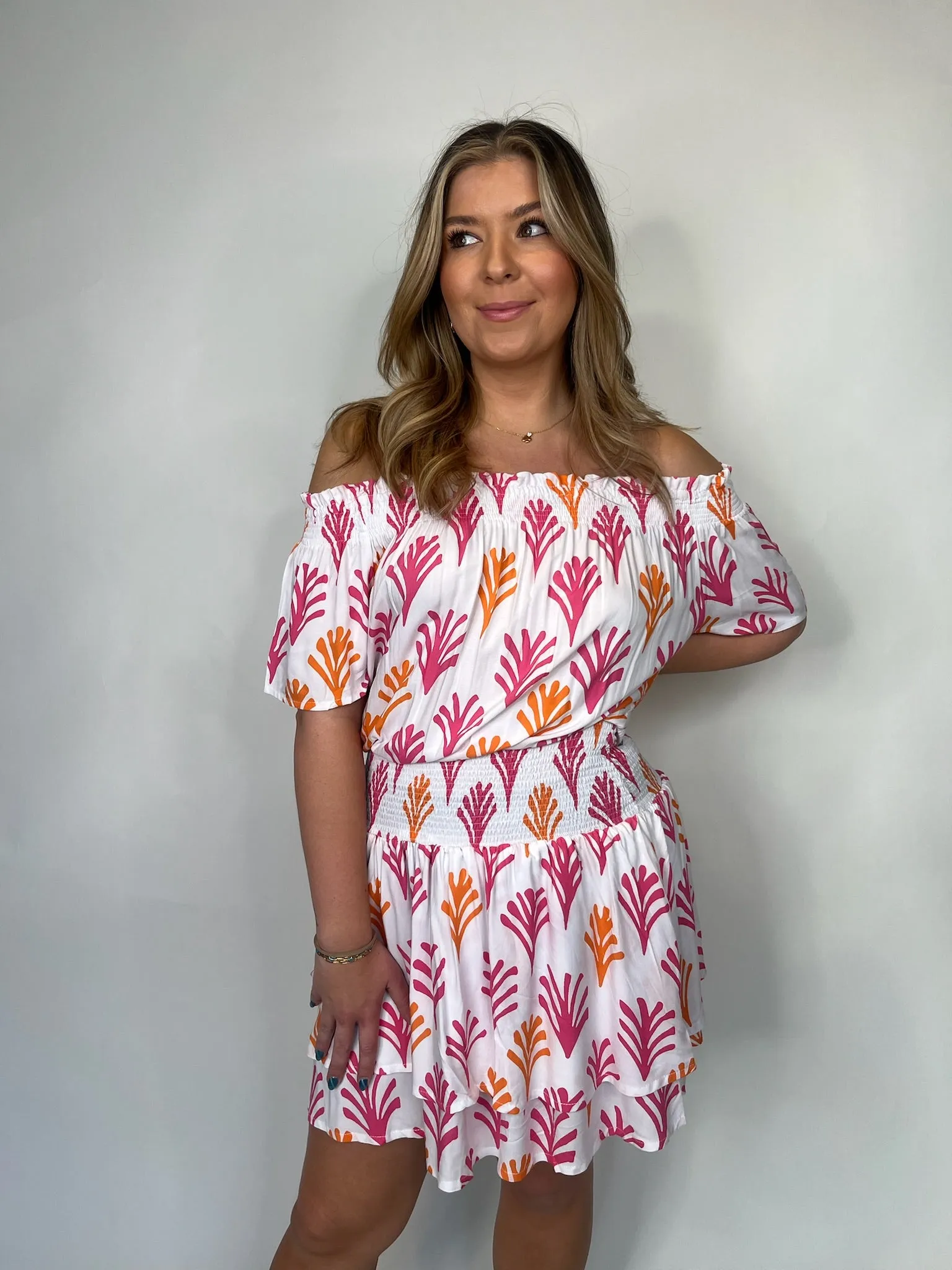 Skemo Seaweed New Gypsy Dress Pink
