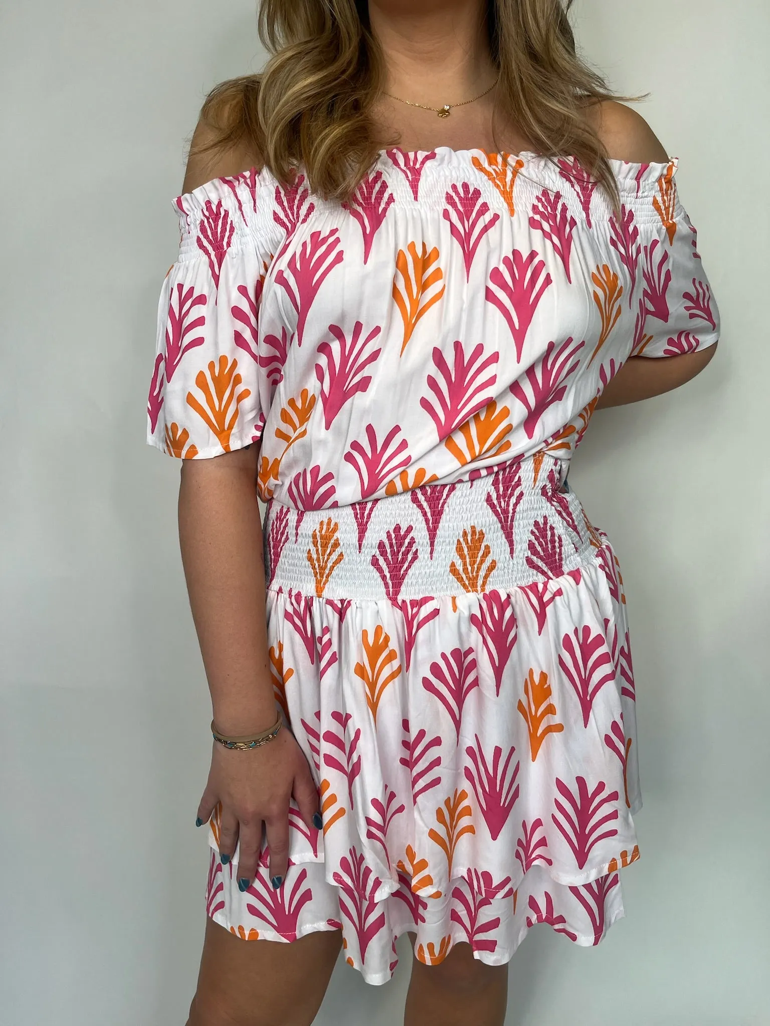 Skemo Seaweed New Gypsy Dress Pink