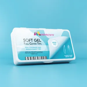 Soft Gel Tips - Full Cover (Almond Medium)