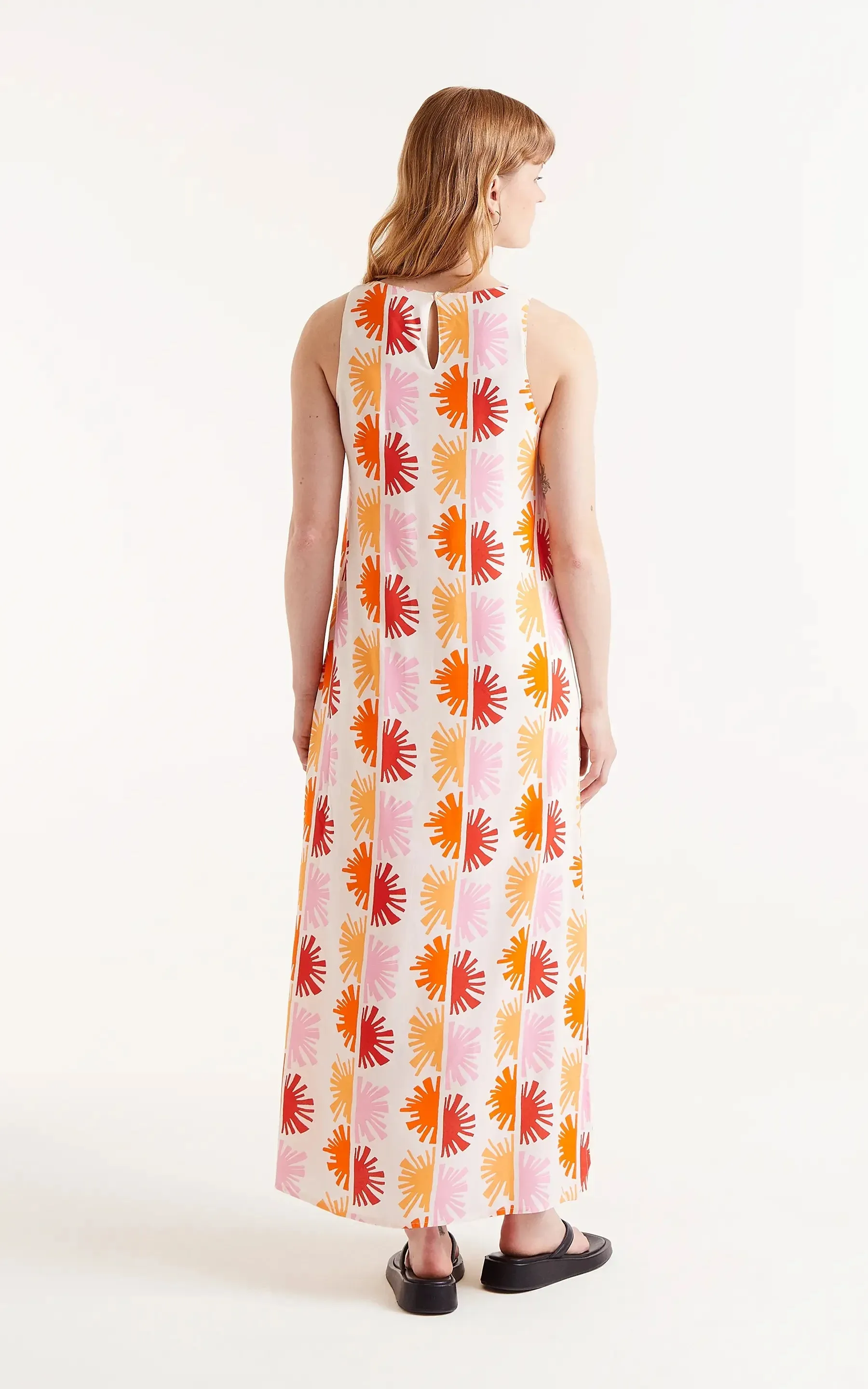 Solei Printed Long Dress