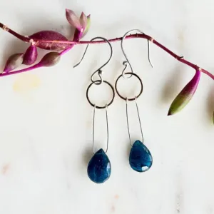 Solstice Earrings-Apatite