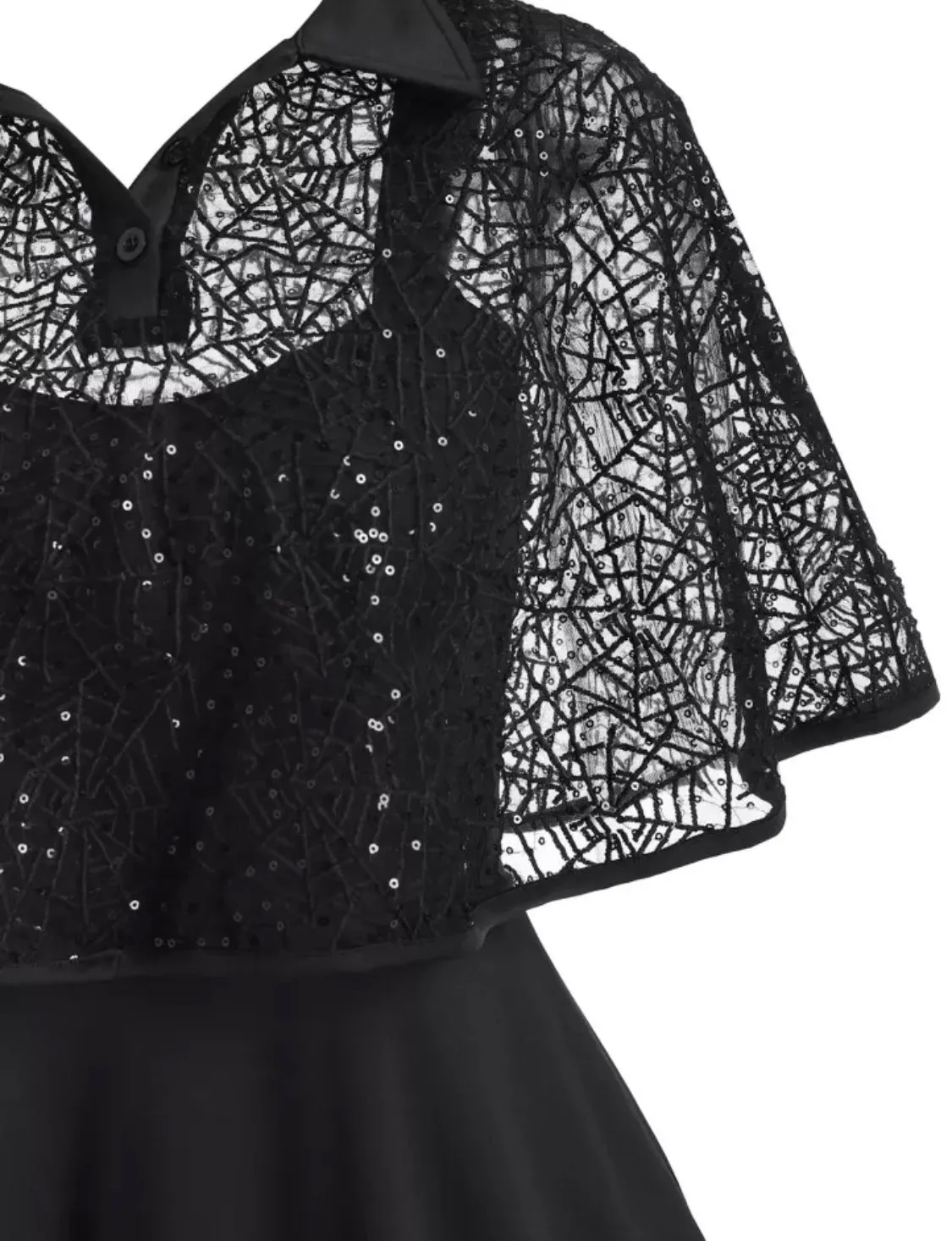 Spiderweb Cape Dress