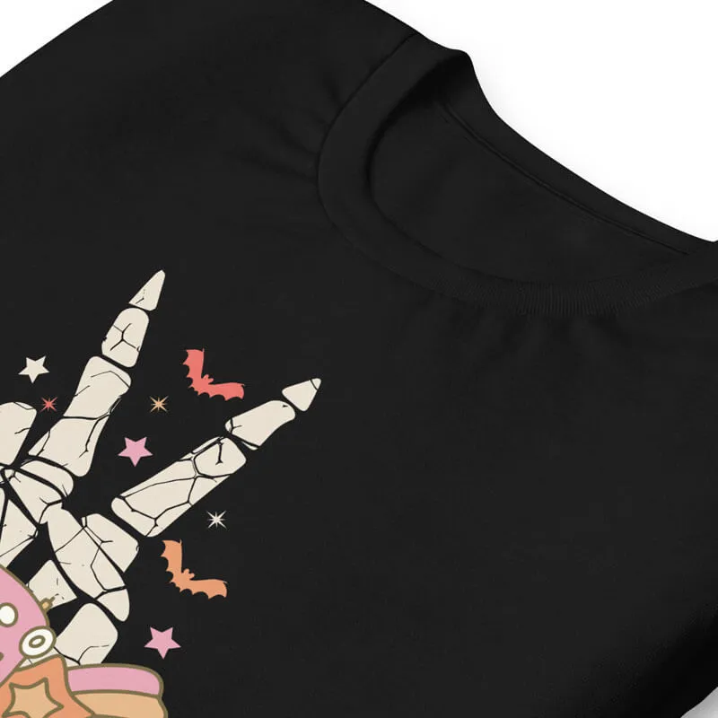 Stay Creepy While Quilting Black T-Shirt